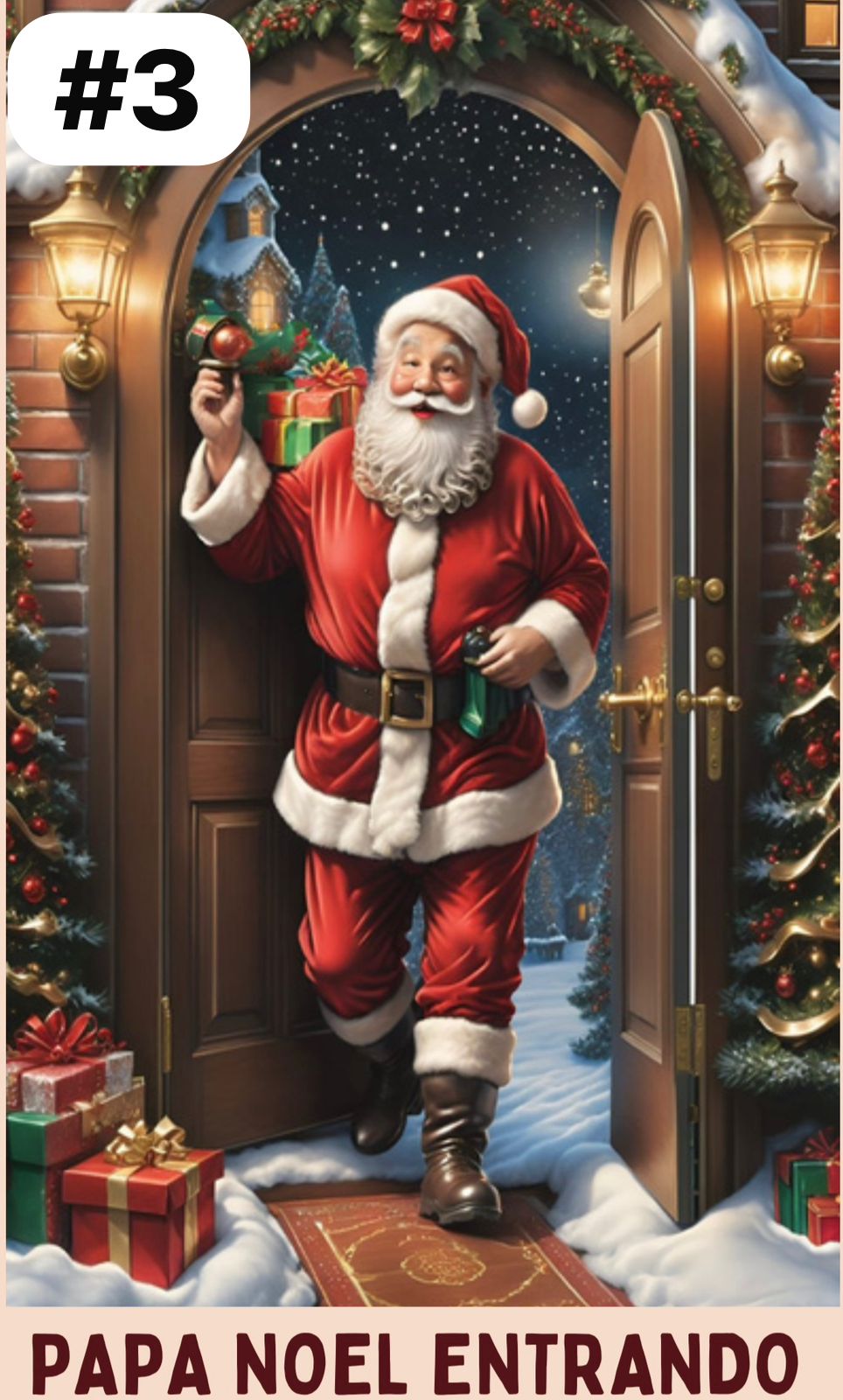 FUNDAS NAVIDEÑAS PARA PUERTA