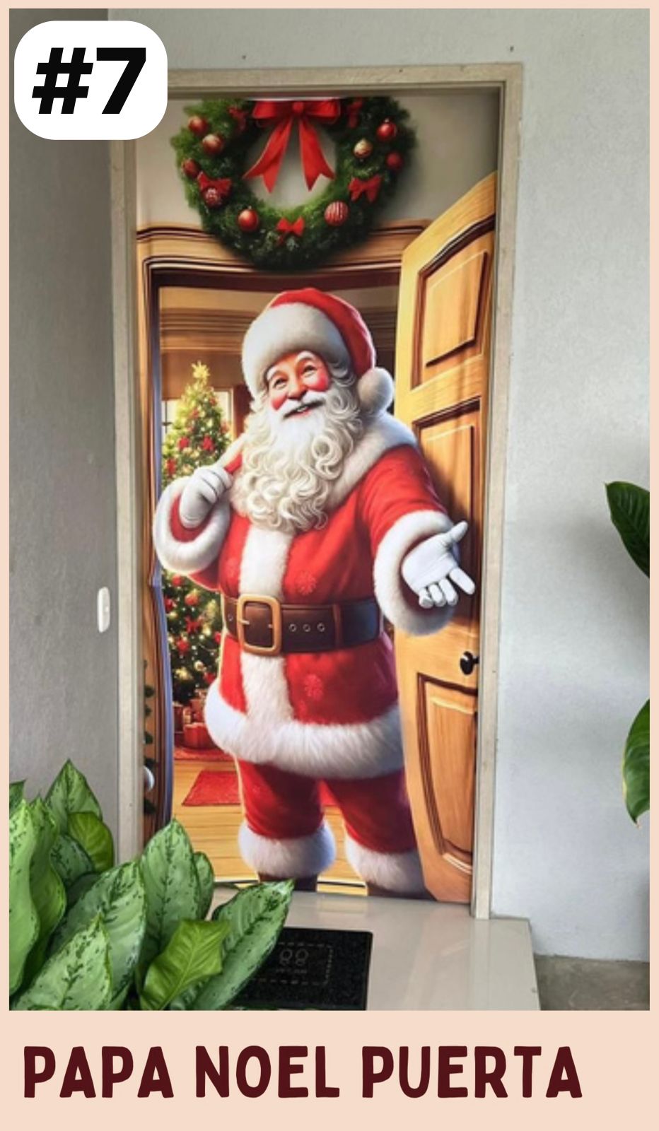 FUNDAS NAVIDEÑAS PARA PUERTA