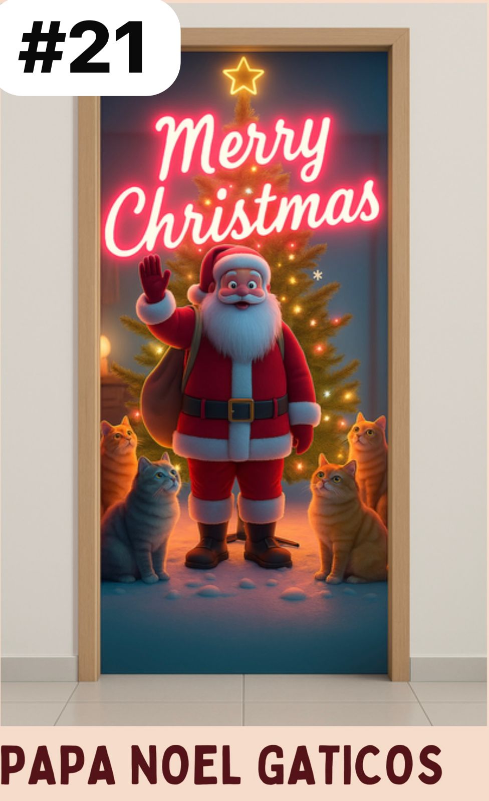 FUNDAS NAVIDEÑAS PARA PUERTA