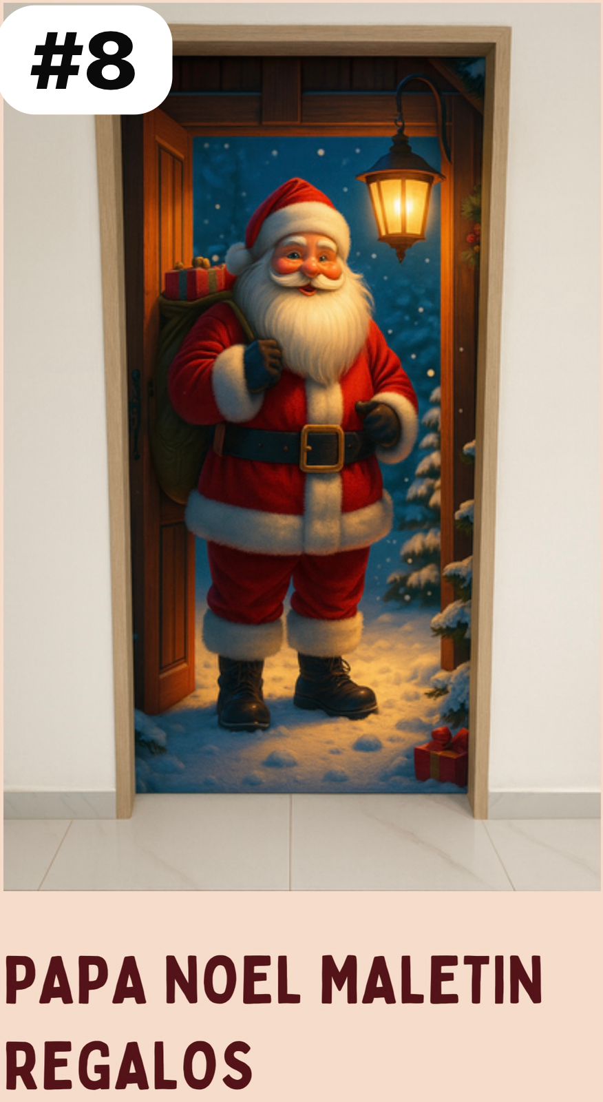 FUNDAS NAVIDEÑAS PARA PUERTA