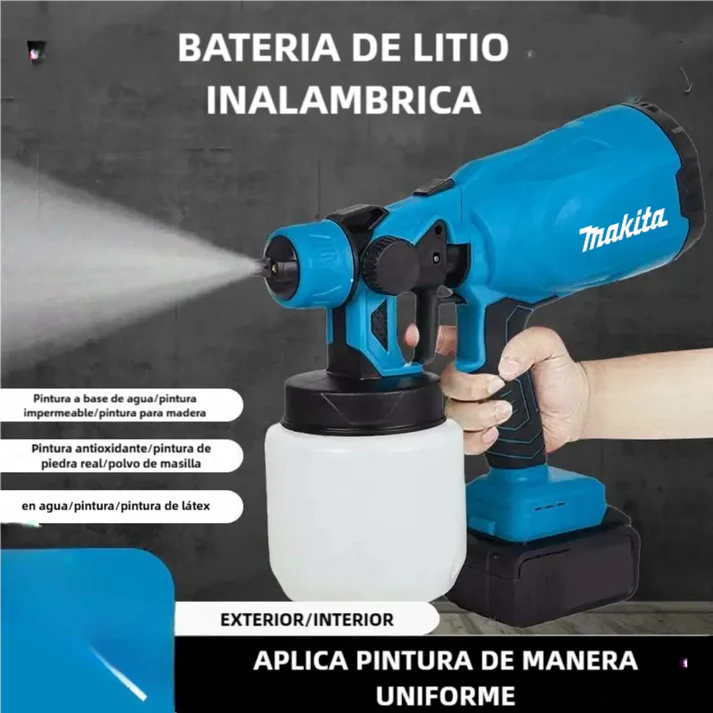 PaintPro® Pulverizador de pintura eléctrico inalámbrico 2 Baterías🎨