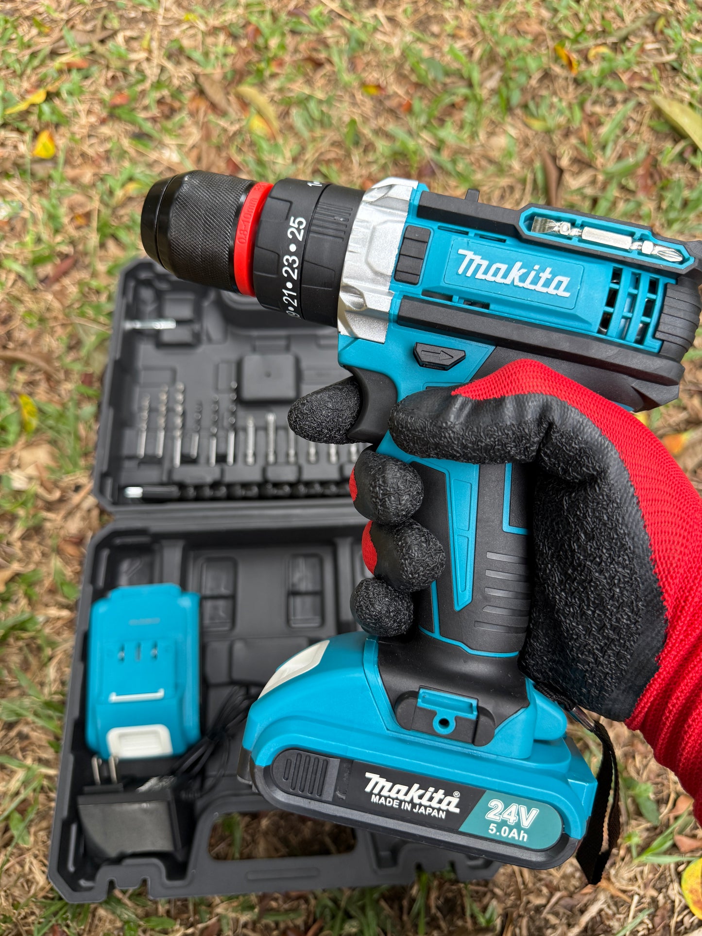 🔧 KIT TALADRO INALÁMBRICO 2 BATERIAS 24V 🛠