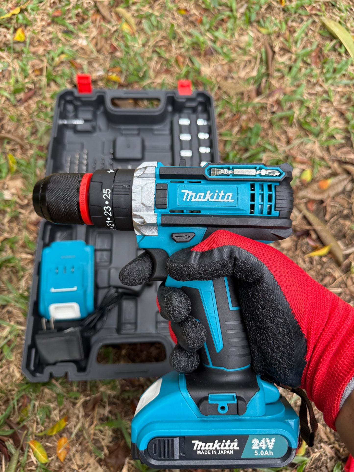 🔧 KIT TALADRO INALÁMBRICO 2 BATERIAS 24V 🛠