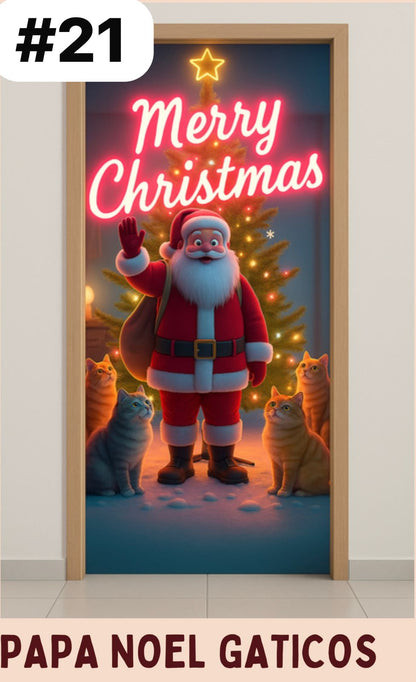 FUNDAS NAVIDEÑAS PARA PUERTA
