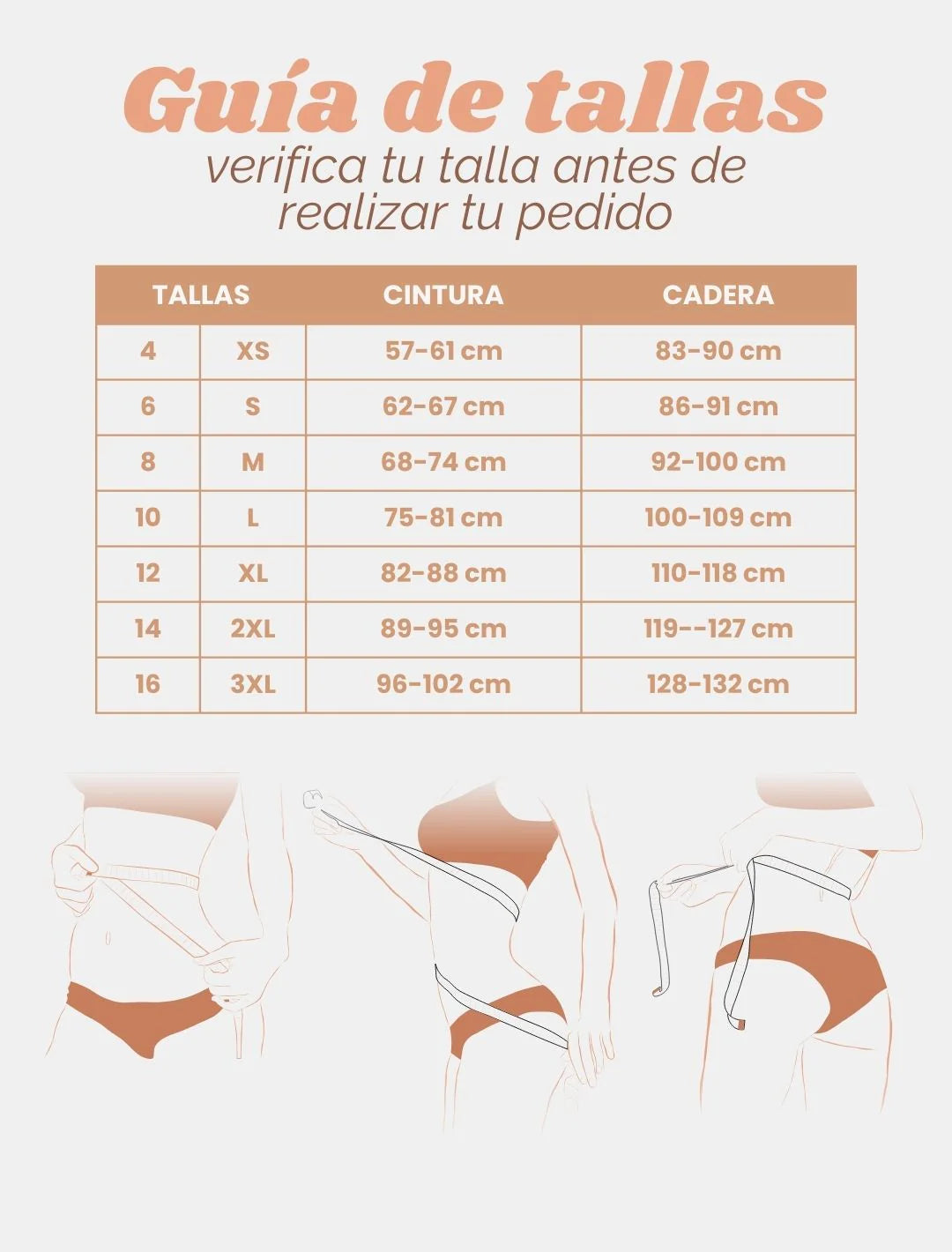 FAJA SHORT LEVANTA COLA INVISIBLE LYSSIE