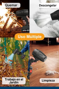 ⚡Soplador Inalámbrico Multifunción 💨 Potente, Compacto y Fácil de Usar