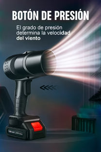 ⚡Soplador Inalámbrico Multifunción 💨 Potente, Compacto y Fácil de Usar