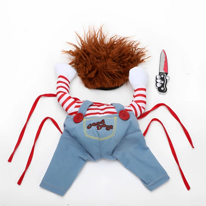 🐶😼 Disfraz Chucky para mascotas Perros Gatos🐾