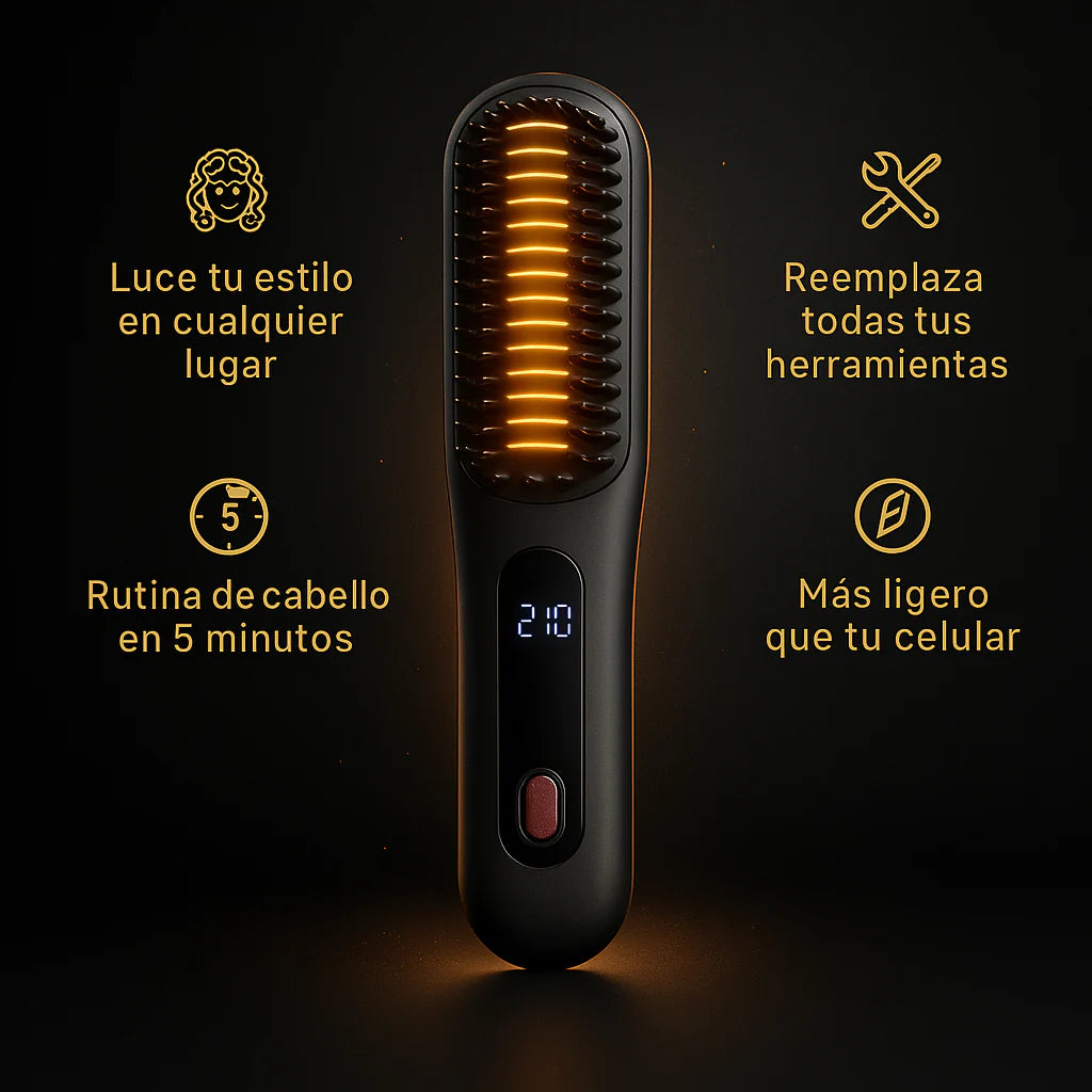 Cepillo Alisador Portatil Acs