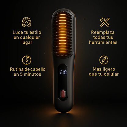 Cepillo Alisador Portatil Acs
