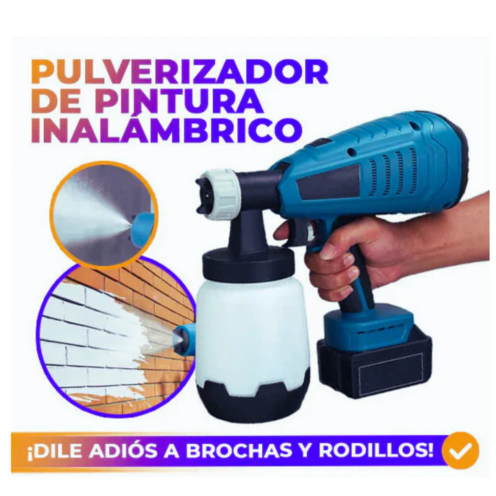 PaintPro® Pulverizador de pintura eléctrico inalámbrico 2 Baterías🎨