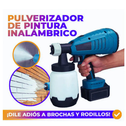 PaintPro® Pulverizador de pintura eléctrico inalámbrico 2 Baterías🎨