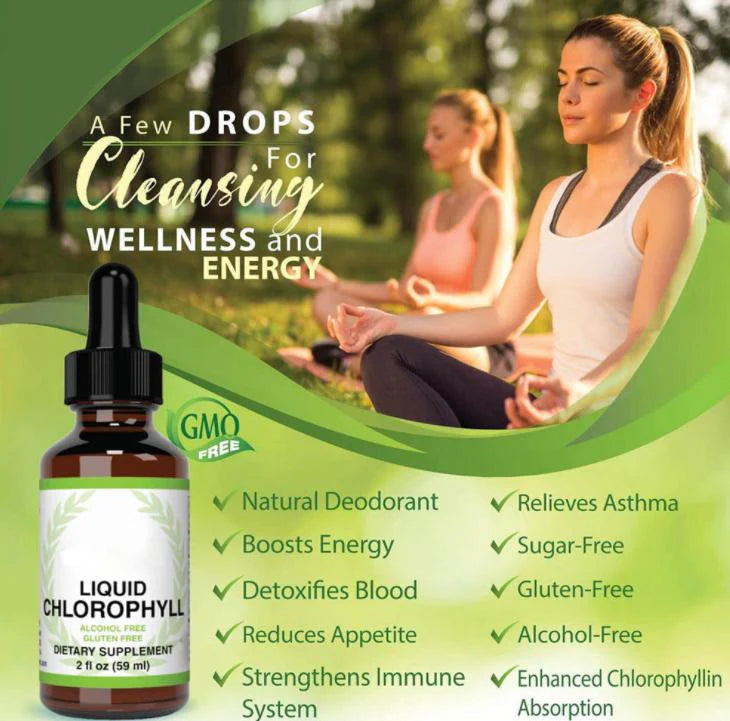 CLOROFILA LIQUIDA BENEVOLENT ® Desinflamante y Desodorante interno