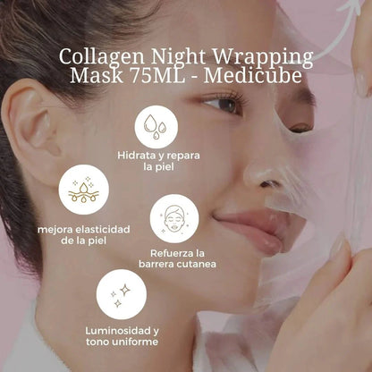 COLLAGEN NIGHT WRAPPING MASK MEDICUBE