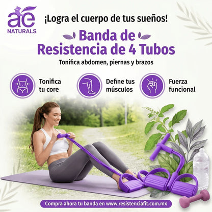 Banda Elástica Multifuncional PREMIUM-Tonifica y Alivia Tensiones