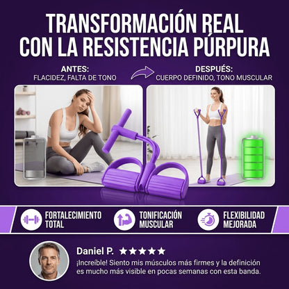 Banda Elástica Multifuncional PREMIUM-Tonifica y Alivia Tensiones