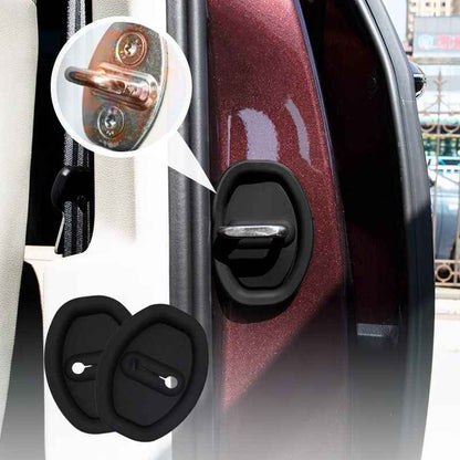 💥 Cubierta de silicona para la cerradura de la puerta del coche - Almohadilla amortiguadora de sonido (50% de descuento)