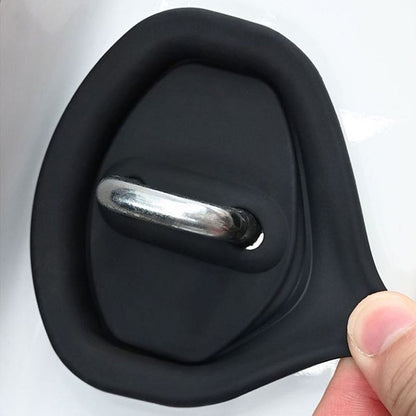 💥 Cubierta de silicona para la cerradura de la puerta del coche - Almohadilla amortiguadora de sonido (50% de descuento)