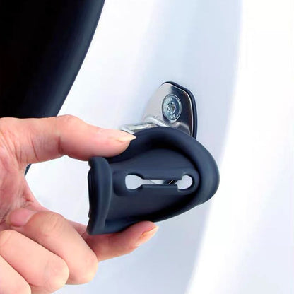 💥 Cubierta de silicona para la cerradura de la puerta del coche - Almohadilla amortiguadora de sonido (50% de descuento)