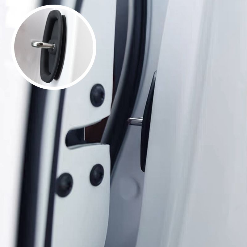 💥 Cubierta de silicona para la cerradura de la puerta del coche - Almohadilla amortiguadora de sonido (50% de descuento)
