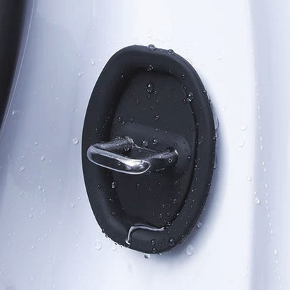 💥 Cubierta de silicona para la cerradura de la puerta del coche - Almohadilla amortiguadora de sonido (50% de descuento)